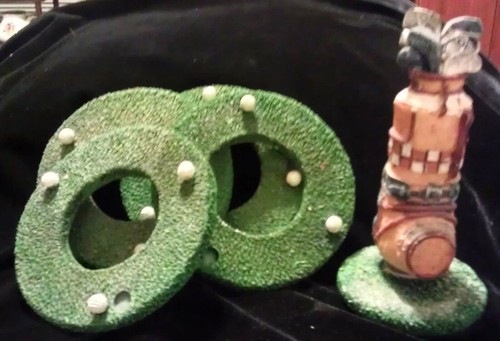 Decorative golf putting - decorative,